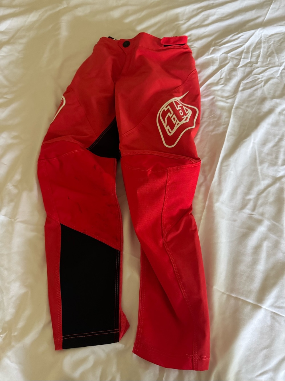Kids Red BMX/Motocross Pants